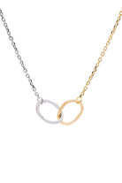 Kimolos-Timeless 925 Ayar Gümüş çift Renk İç İçe Halka Kolye-Kolye-1-Milagron.com