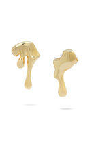 Kimolos-Wanted 925 Ayar Gümüş Asimetrik Su Damlası Küpe-Küpe-1-Milagron.com