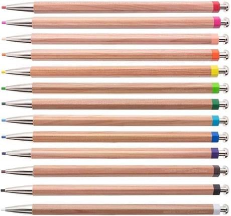 Ki̇taboshi-Kitaboshi 2.0 Mm Mekanik Uçlu 13 Adet Renkli Kalem Seti-Mekanik Uçlu Kalem-2-Milagron.com