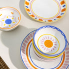 &Klevering-Boavista Desenli 4'lü Kase Seti (Ø 12.5cm)-Tabak & Kase-3-Milagron.com