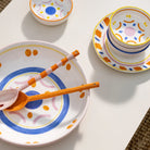 &Klevering-Boavista Desenli 4'lü Kase Seti (Ø 12.5cm)-Tabak & Kase-4-Milagron.com