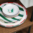 &Klevering-Çizgi Desenli 4'lü Tabak Seti (Ø 20.5cm)-Tabak & Kase-4-Milagron.com