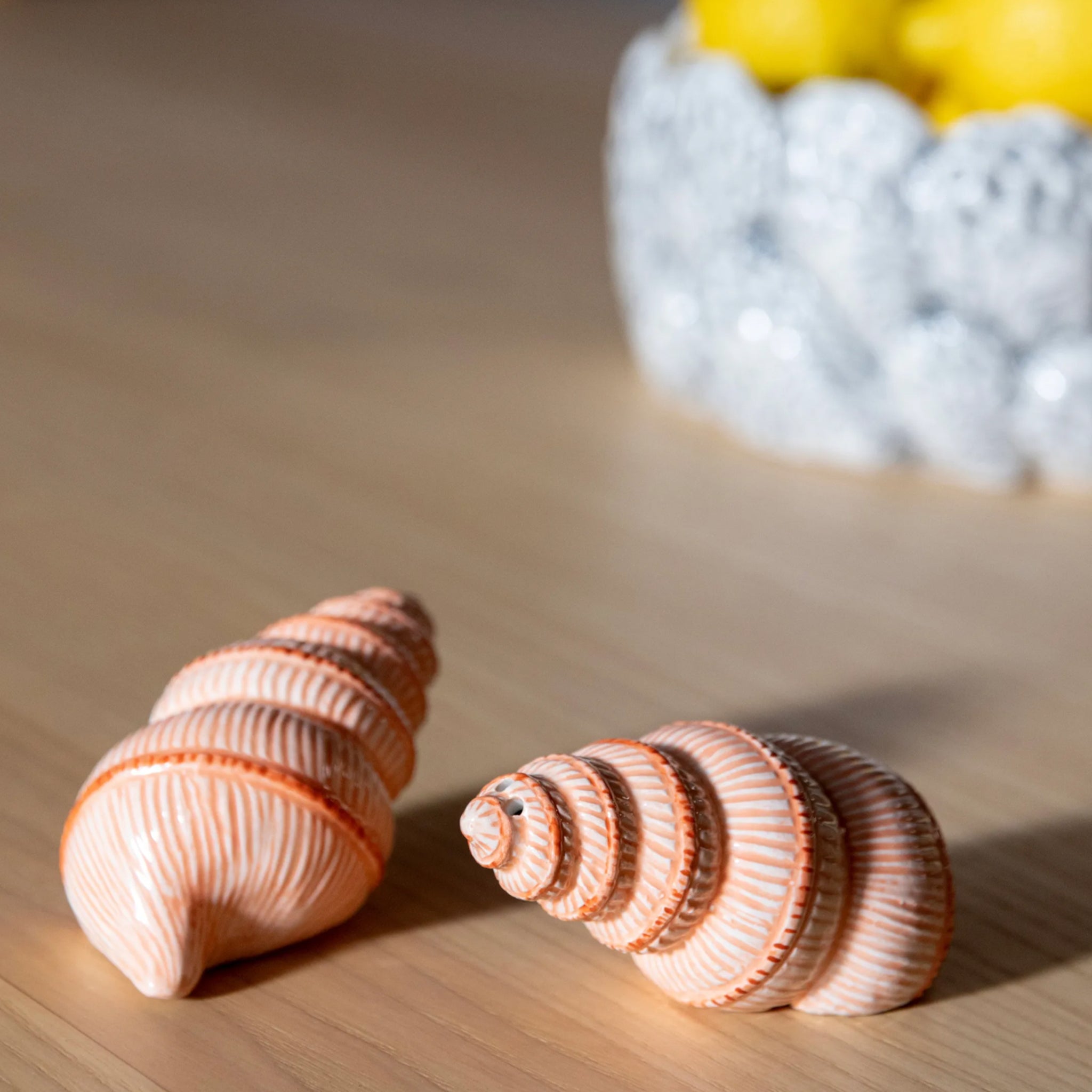 &Klevering-Deniz Kabuğu Figürlü Tuz Ve Biber Seti-Tuzluk Biberlik-2-Milagron.com