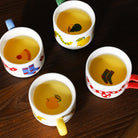 &Klevering-Desenli 4'lü Kupa Seti-Kupa-2-Milagron.com