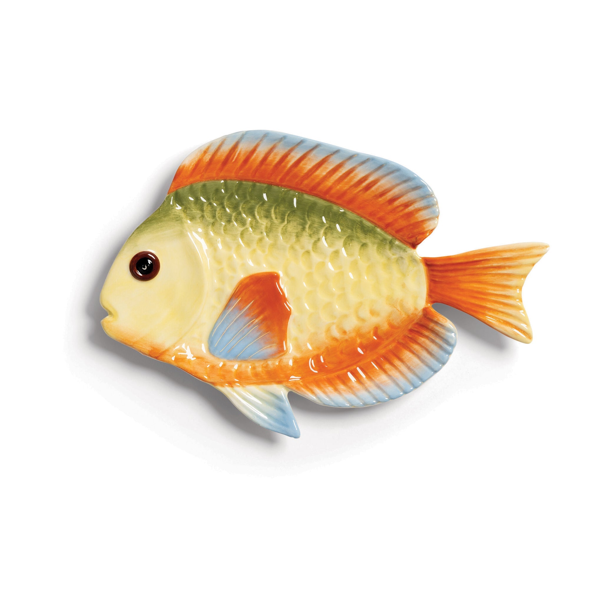 &Klevering-Gökkuşağı Renkli Balık Figürlü Tabak-Tabak-1-Milagron.com