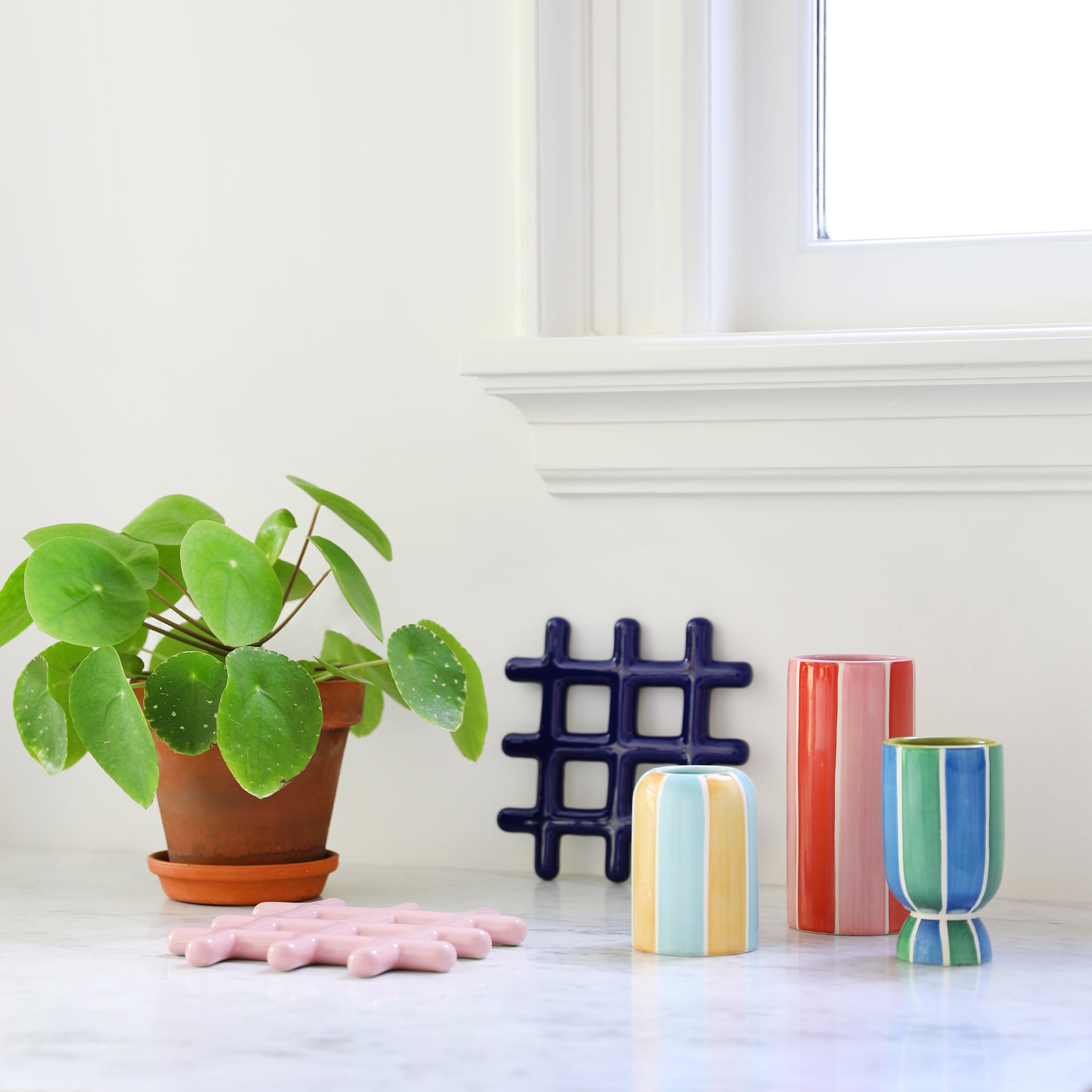 &Klevering-Izgara Figürlü Pembe Nihale-Nihale-3-Milagron.com