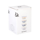 &Klevering-Limon Desenli 4'lü Kase Seti-Kase-6-Milagron.com