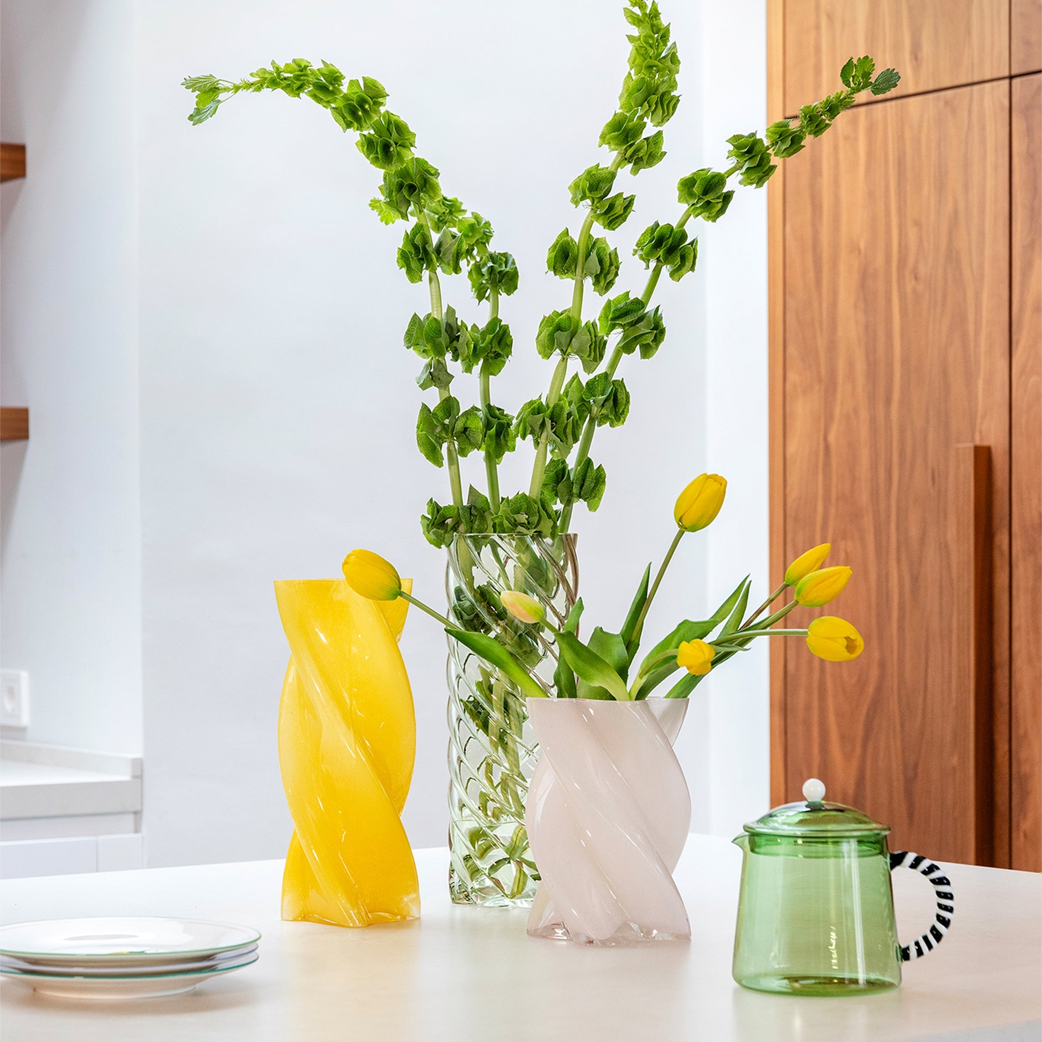 &Klevering-Marshmallow Figürlü Pembe Vazo No:1-Vazo-2-Milagron.com