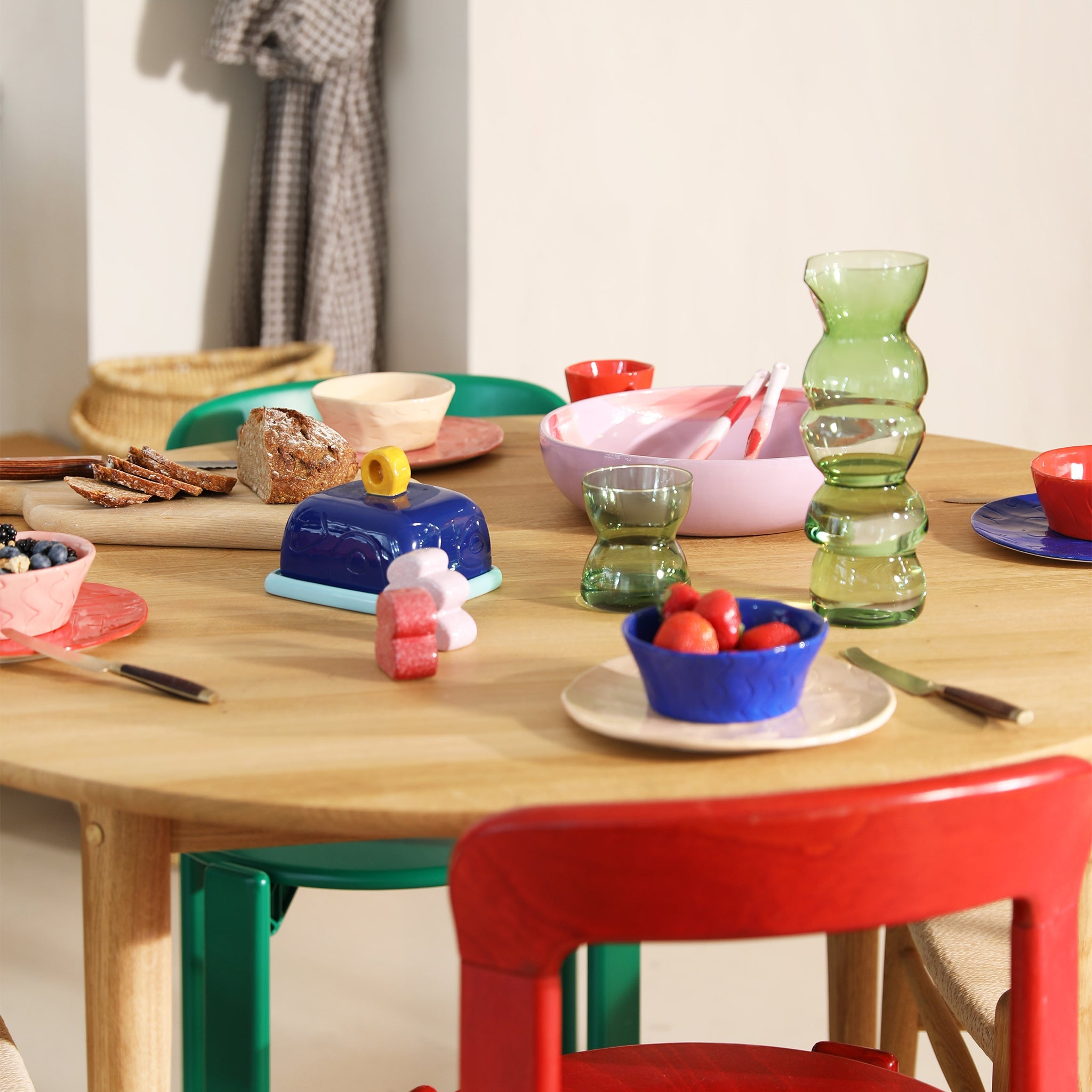 &Klevering-Mavi Kapaklı Tereyağ Tabağı-Tereyağı Tabağı-2-Milagron.com