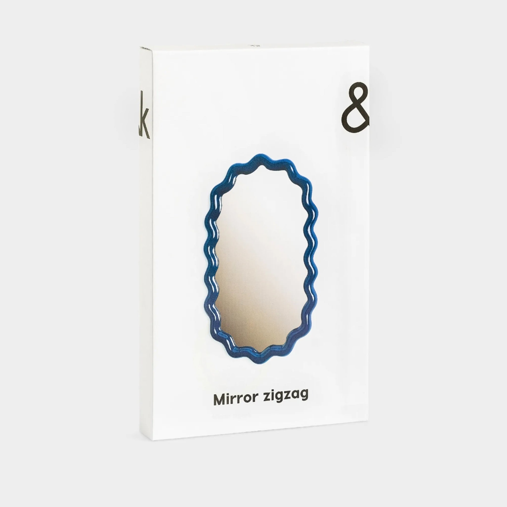 &Klevering-Mavi Zikzak Desenli Ayna-Ayna-2-Milagron.com