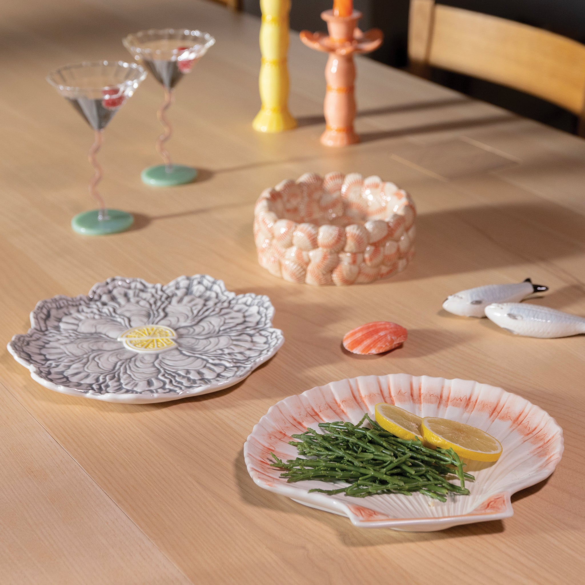 &Klevering-Midye Figürlü Tabak-Tabak-2-Milagron.com