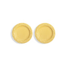 &Klevering-Mochi Küçük Sarı 2'li Porselen Tabak Seti-Tabak & Kase-1-Milagron.com