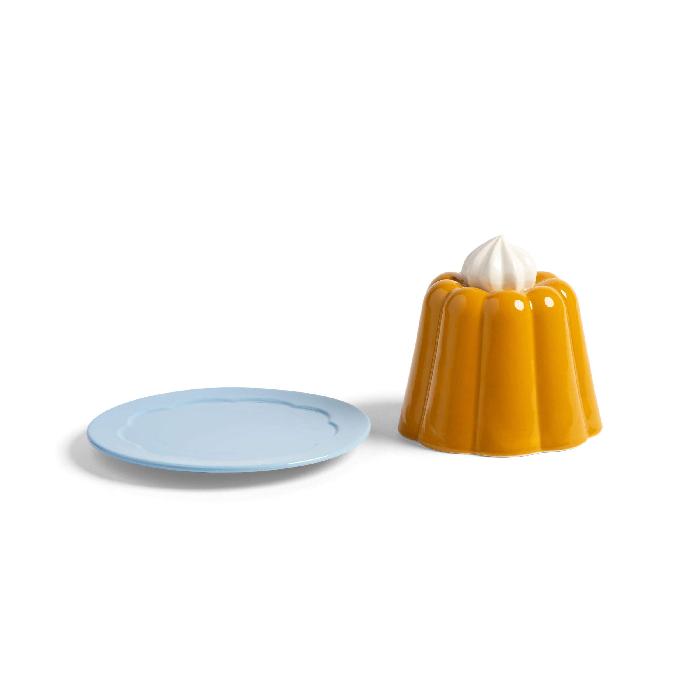 &Klevering-Puding Formunda Sarı Saklama Kabı-Saklama Kabı-2-Milagron.com