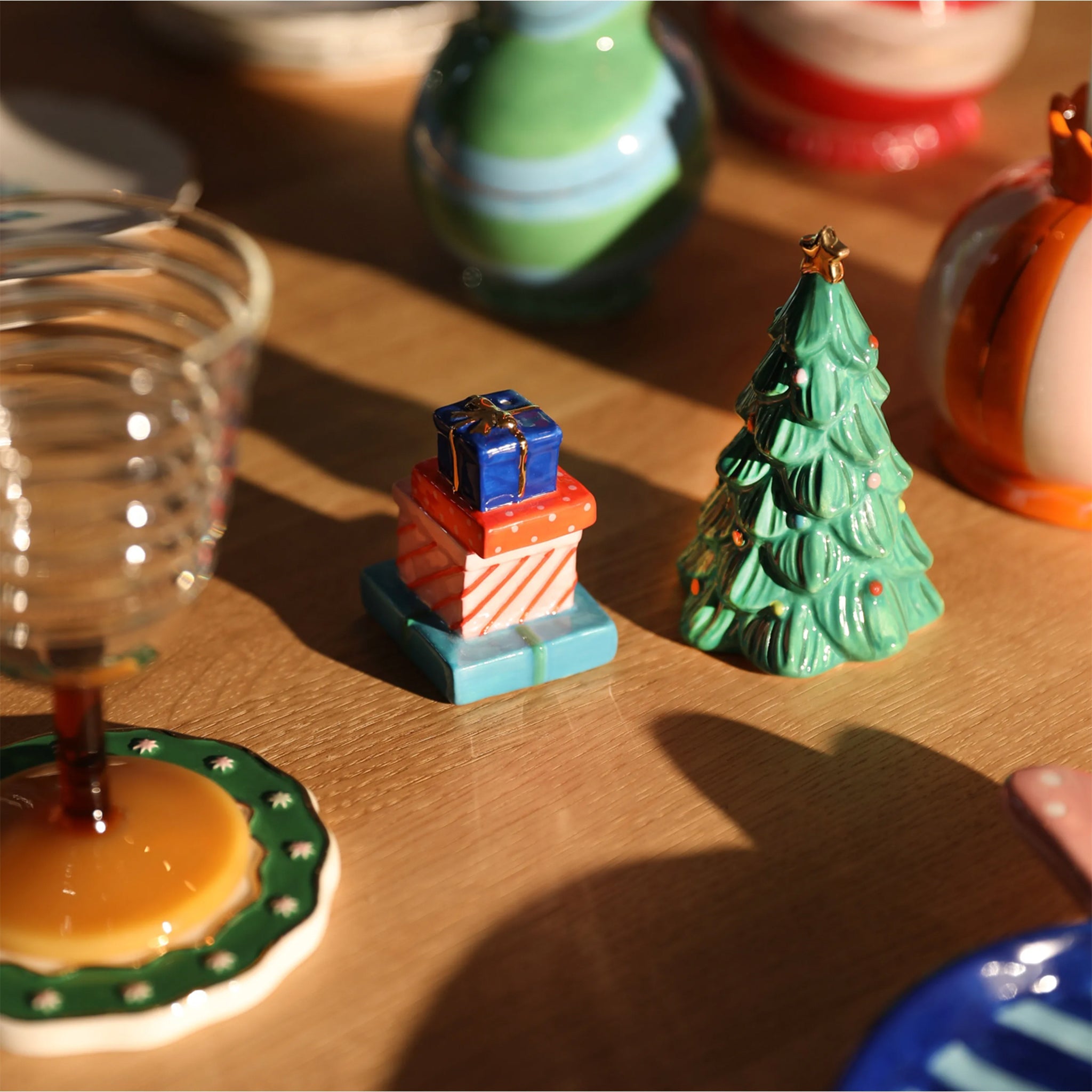 &Klevering-Yılbaşı Konseptli Tuzluk Ve Biberlik Seti-Tuzluk Biberlik-2-Milagron.com