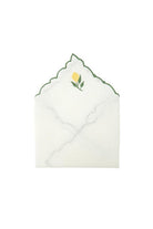Km Home Collection-2'li Set Limon İşlemeli Keten Peçete-Peçete-3-Milagron.com