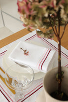 Km Home Collection-2'li Set Rosé Peçete-Sunum Aksesuarları-3-Milagron.com