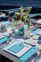 Km Home Collection-Mavi Deniz Yıldızı İşlemeli Peçete-Peçete-2-Milagron.com