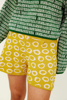 Knitly Studio-Bubble Knit Shorts-Şort-1-Milagron.com