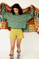 Knitly Studio-Bubble Knit Shorts-Şort-4-Milagron.com