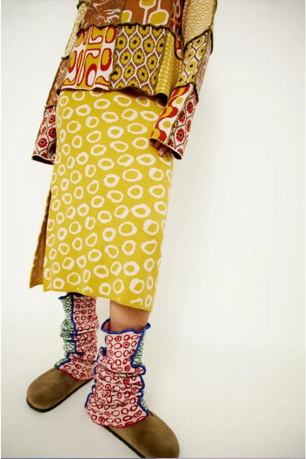 Knitly Studio-Bubble Knit Skirt-Etek-2-Milagron.com