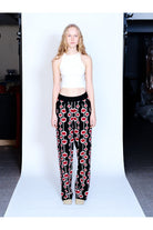 Knitly Studio-Chains Oversize Triko Pantolon-Pantolon-1-Milagron.com