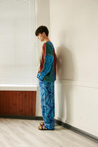 Knitly Studio-Marble Knit Pants-Eşofman-3-Milagron.com