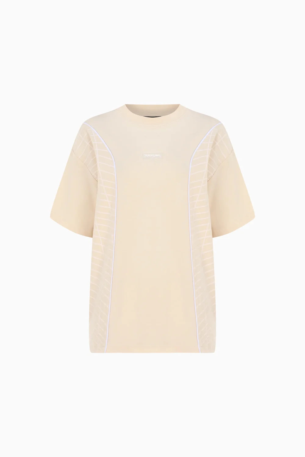 Kntlgy-Bej Baskılı T-Shirt-T-Shirts-1-Milagron.com