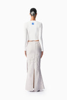 Kntlgy-Beyaz Ajurlu Triko Üst-Kazak & Triko-3-Milagron.com