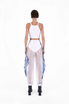 Kntlgy-Beyaz Boyundan Bağlamalı T-Shirt-T-Shirts-2-Milagron.com