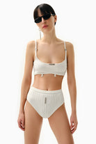 Kntlgy-Beyaz Örgü Plaj Takımı-Bikini & Mayo-2-Milagron.com