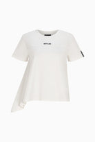 Kntlgy-Beyaz Piliseli T-Shirt-T-Shirts-1-Milagron.com