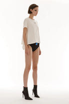 Kntlgy-Beyaz Piliseli T-Shirt-T-Shirts-2-Milagron.com