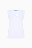 Kntlgy-Beyaz Sıfır Kol T-Shirt-T-Shirts-1-Milagron.com