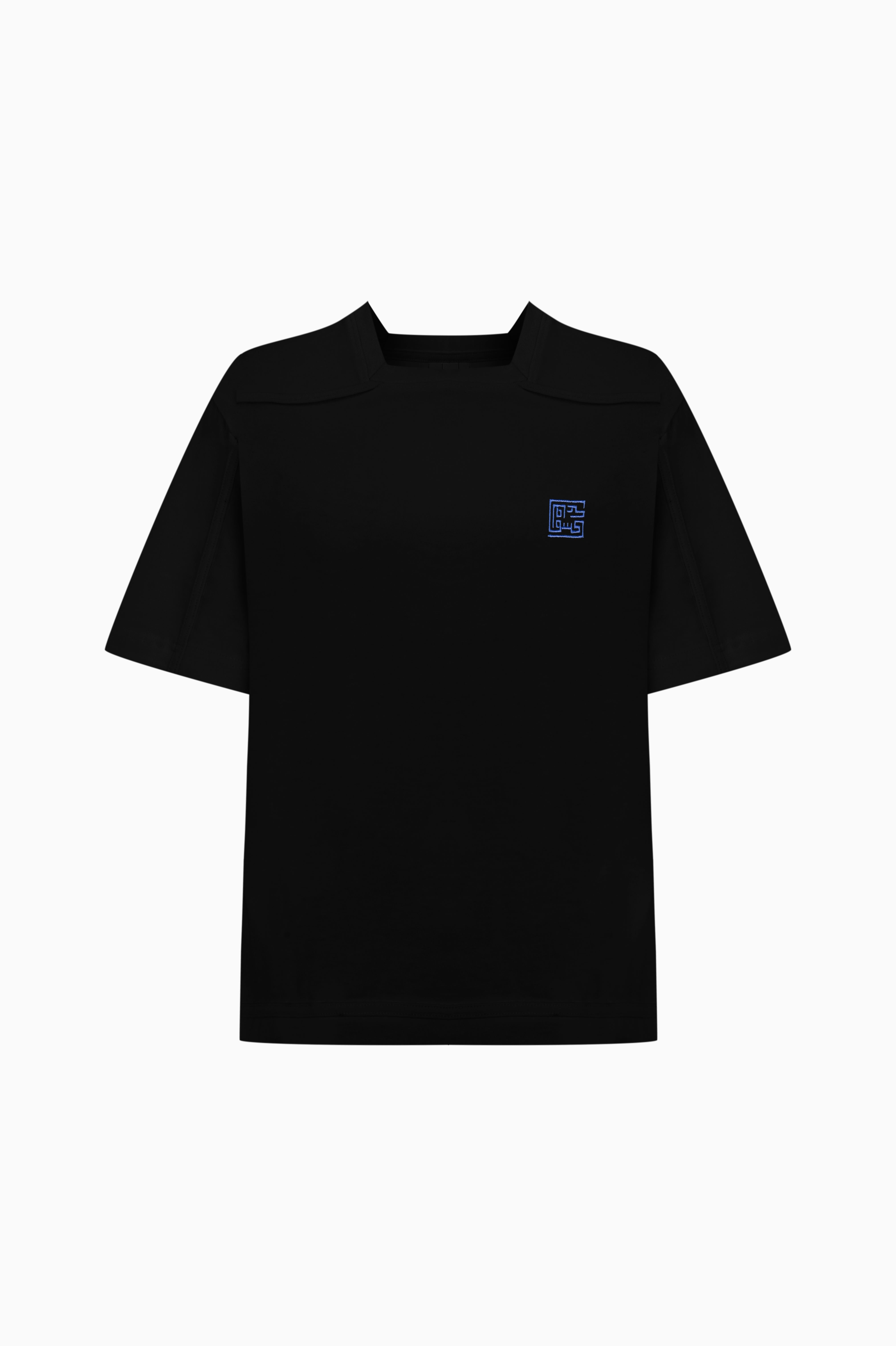 Kntlgy-Casual Flow Siyah T Shirt-T-Shirts-1-Milagron.com