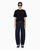 Kntlgy-Casual Flow Siyah T Shirt-T-Shirts-2-Milagron.com