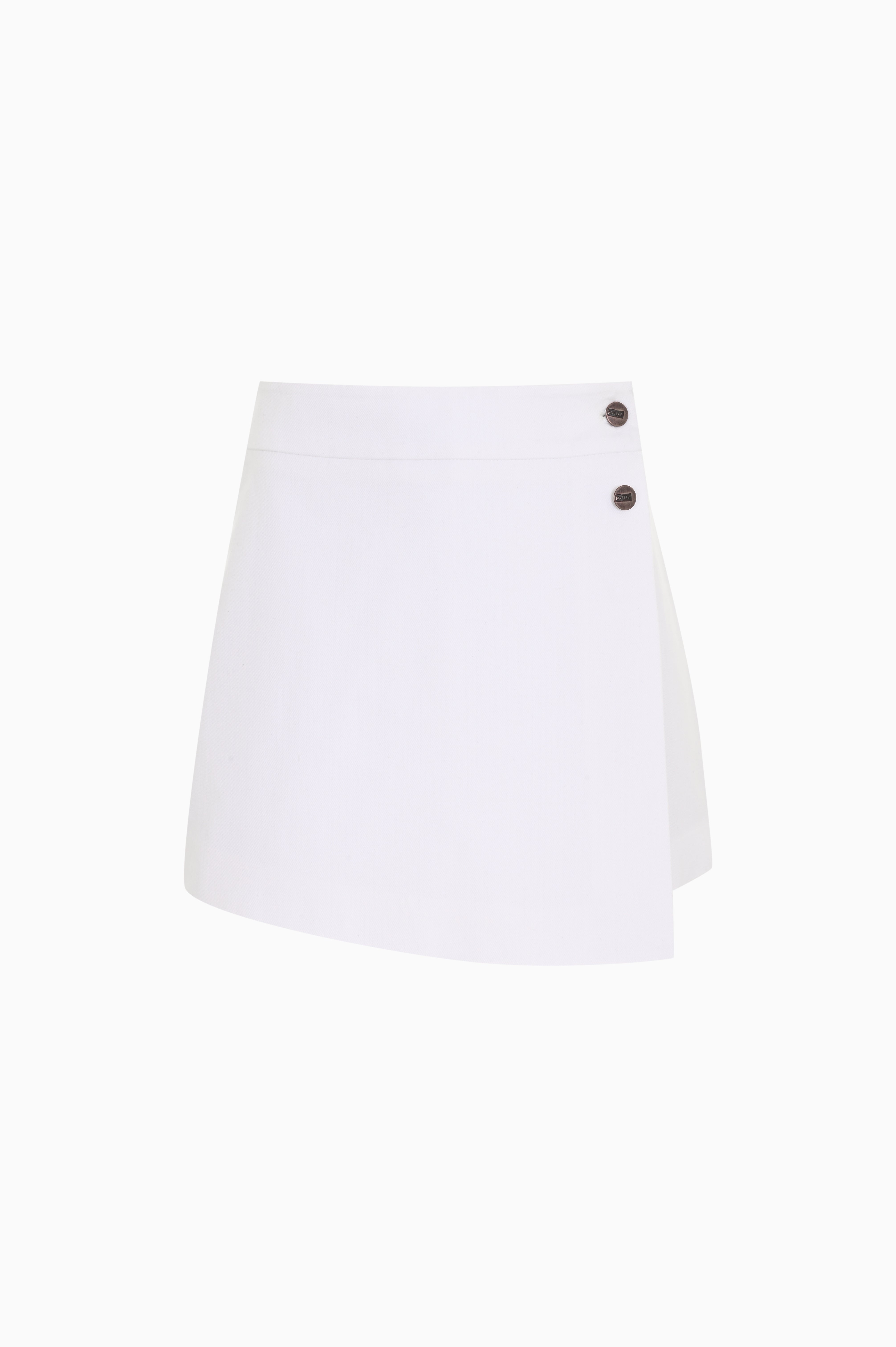 Kntlgy-Copper Button Denim Skort-Şort-3-Milagron.com