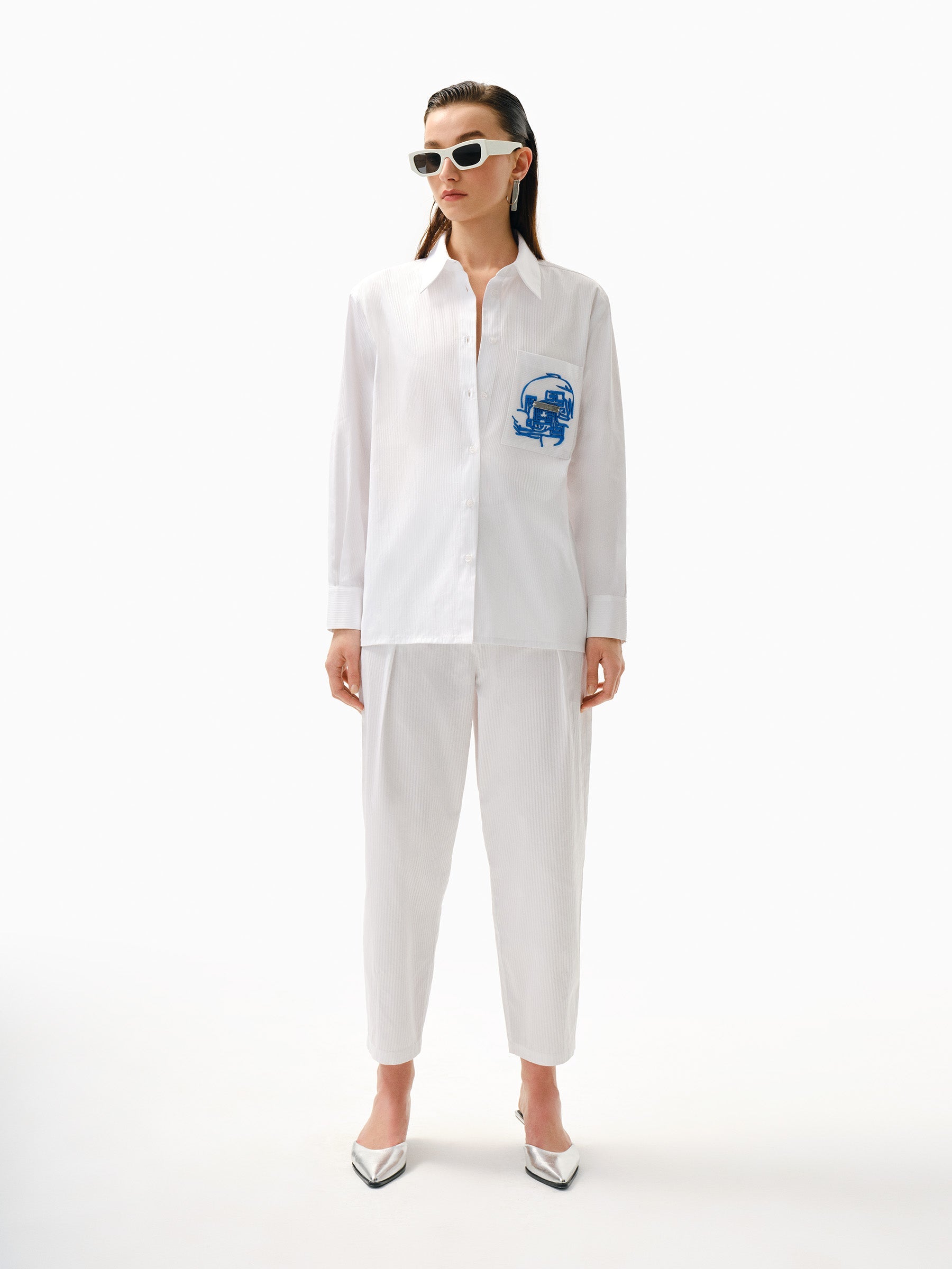 Kntlgy-Helenic Fingerprint Gömlek-Gömlek-1-Milagron.com