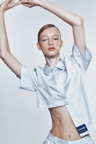 Kntlgy-Intersectional Crop Gömlek-Gömlek-1-Milagron.com