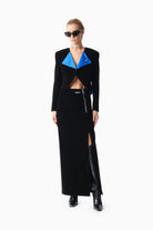 Kntlgy-Kadife Crop Blazer-Ceket-2-Milagron.com