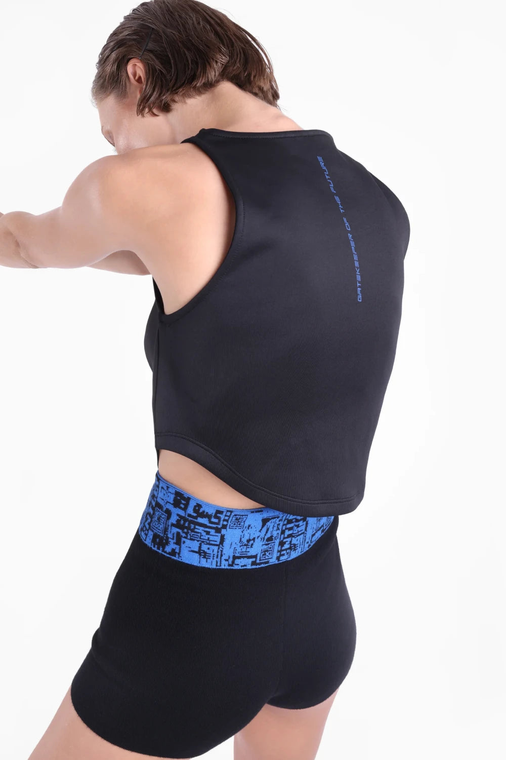 Kntlgy-Kntlgy X Edk Ai Baskılı Crop Üst-Crop Top-4-Milagron.com