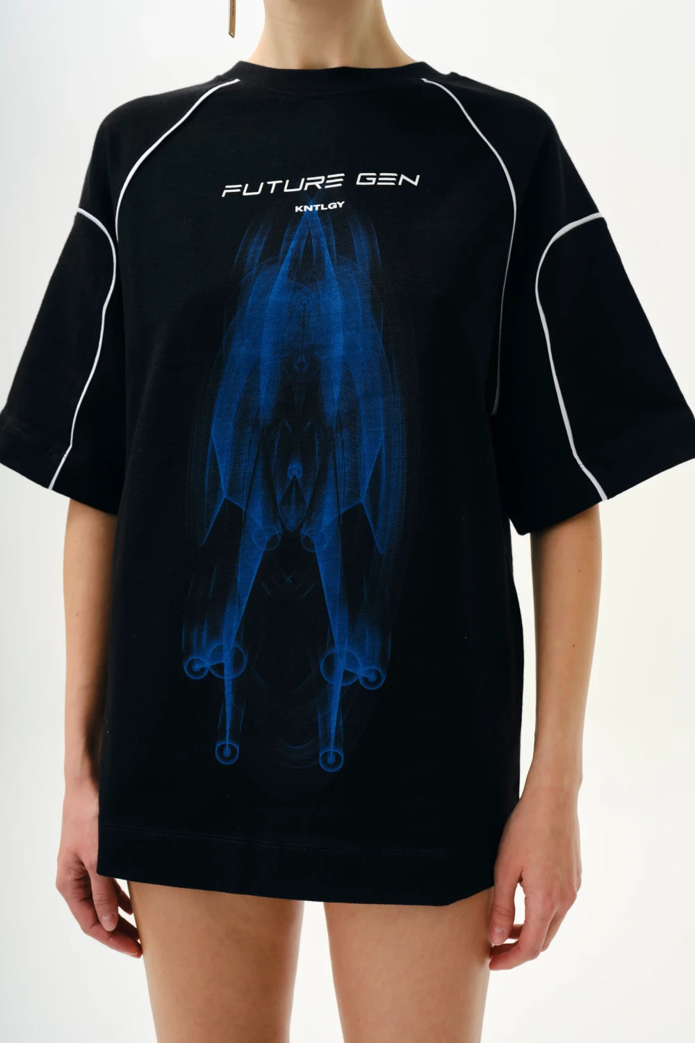 Kntlgy-Kntlgy X Edk Ai Baskılı Unisex Oversize T Shirt-T-Shirts-2-Milagron.com