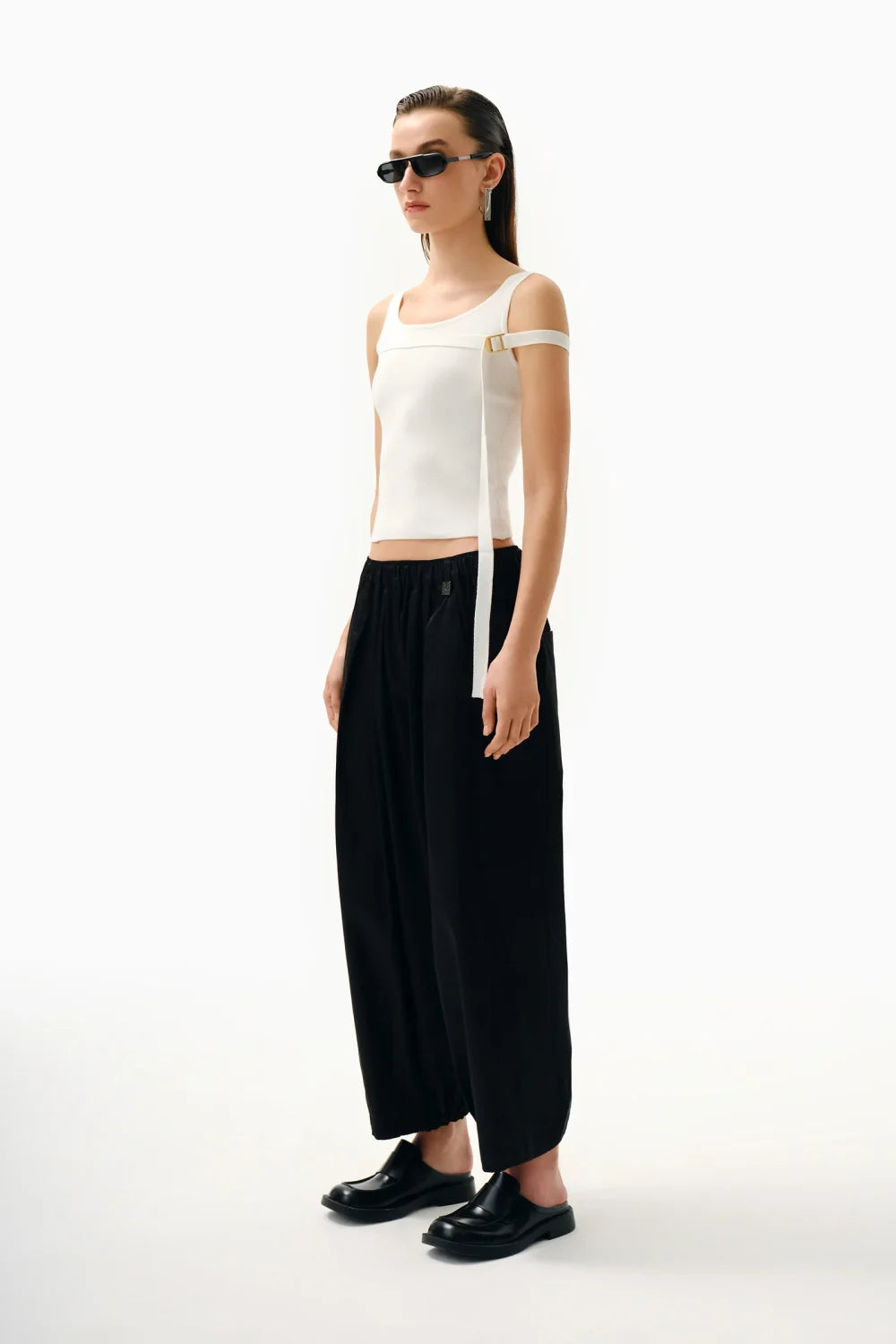 Kntlgy-Kolsuz Asimetrik Bluz-Top-3-Milagron.com