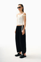 Kntlgy-Kolsuz Asimetrik Bluz-Top-3-Milagron.com