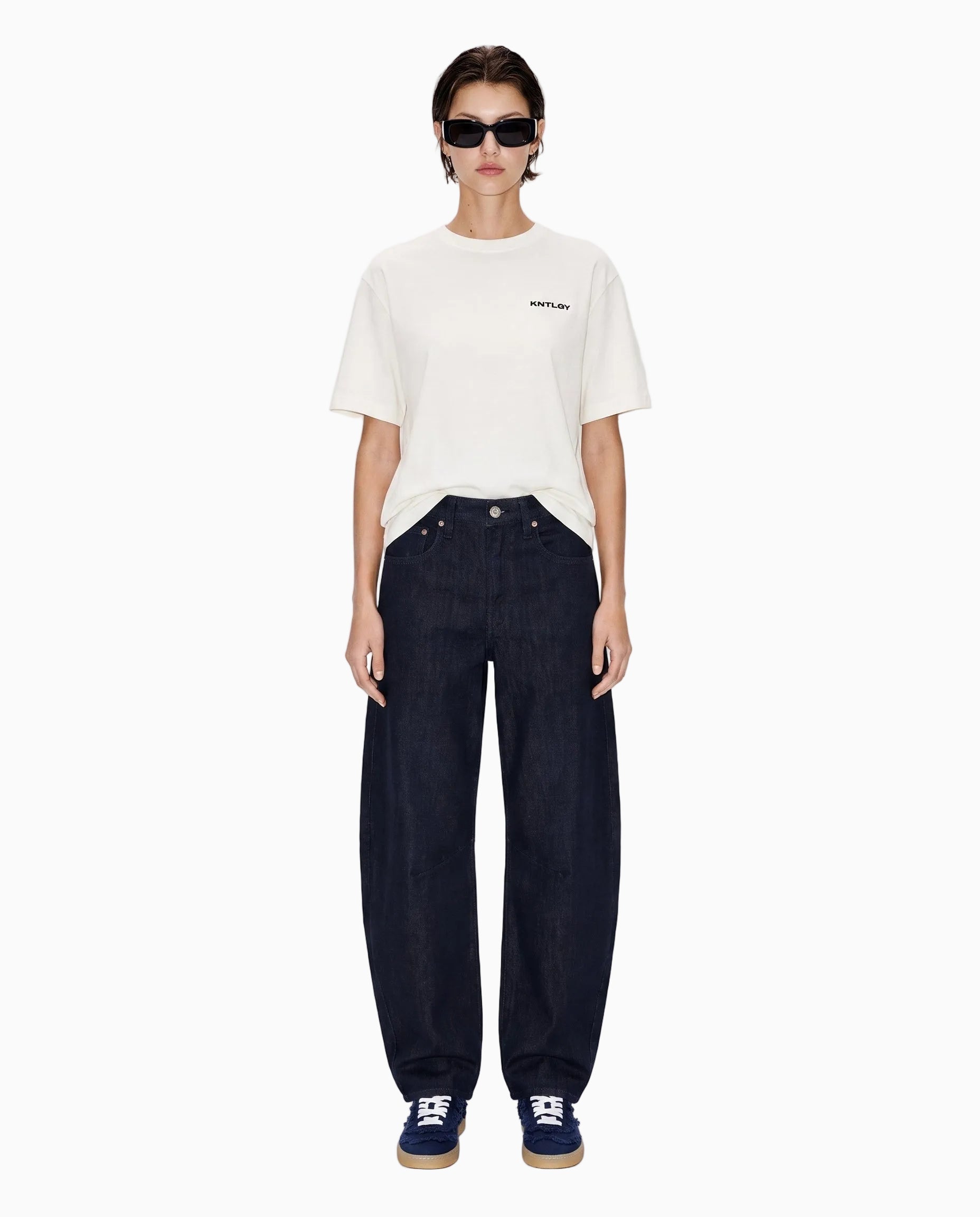 Kntlgy-Move Oversize Beyaz T Shirt-T-Shirts-2-Milagron.com