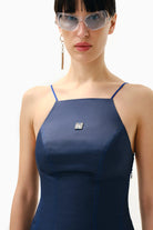 Kntlgy-Organik Pamuklu İp Askili Elbise-Elbise-4-Milagron.com