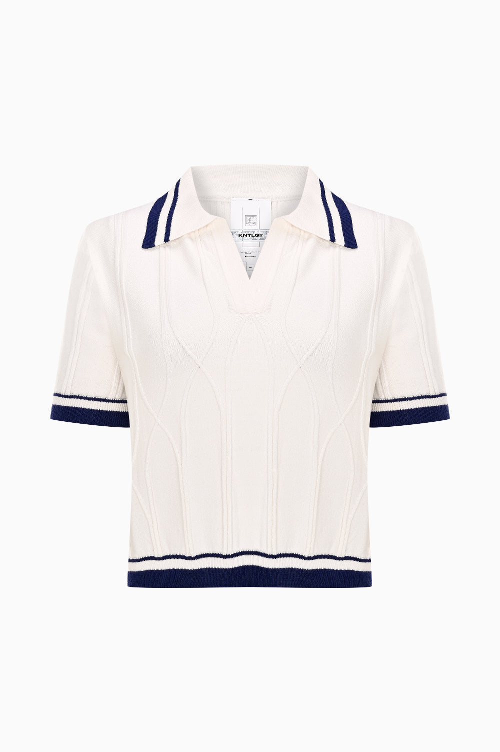 Kntlgy-Oxford Flow Polo Üst-Top-1-Milagron.com