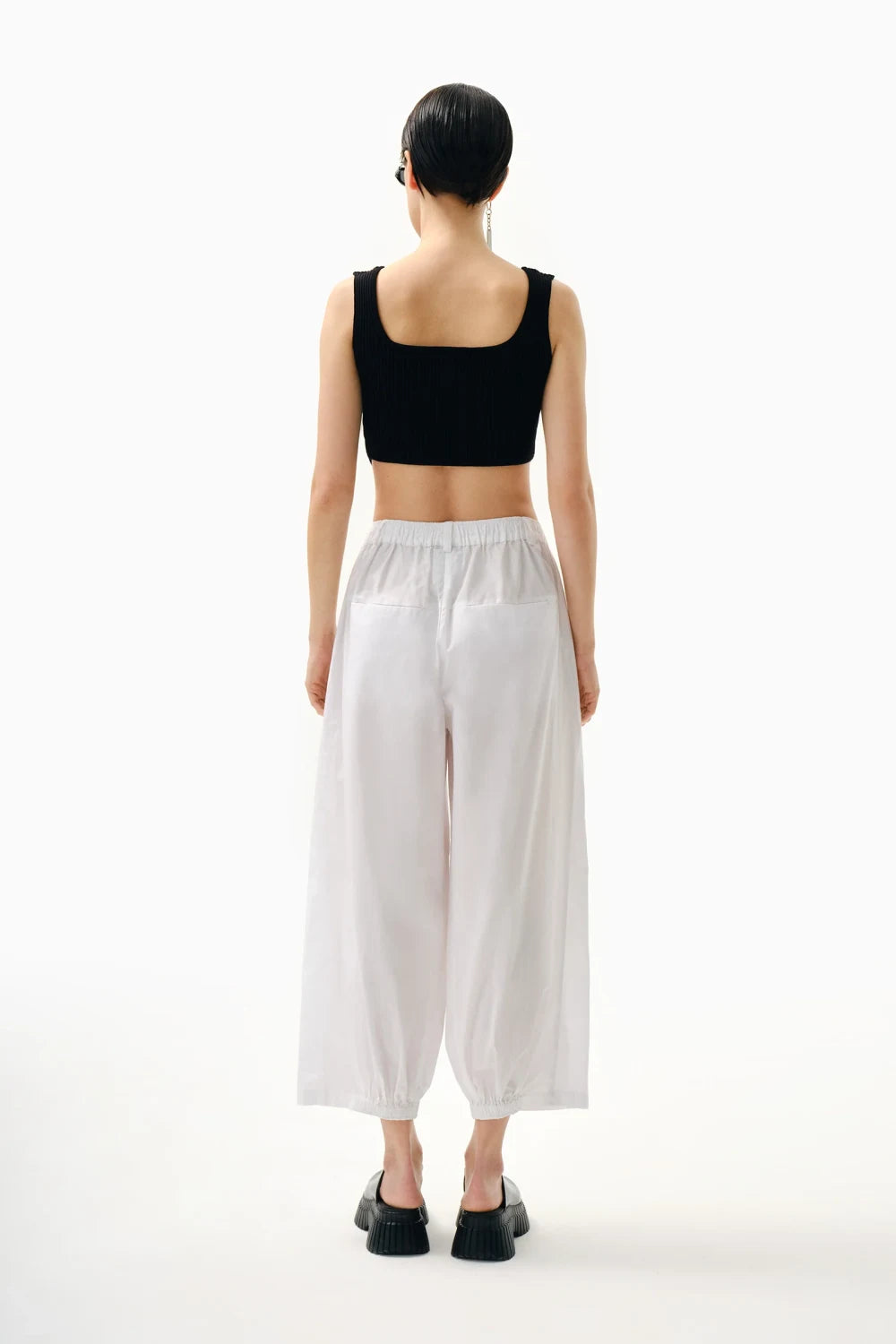 Kntlgy-SORUNLU - Crooked Triko Crop Top-Top-3-Milagron.com