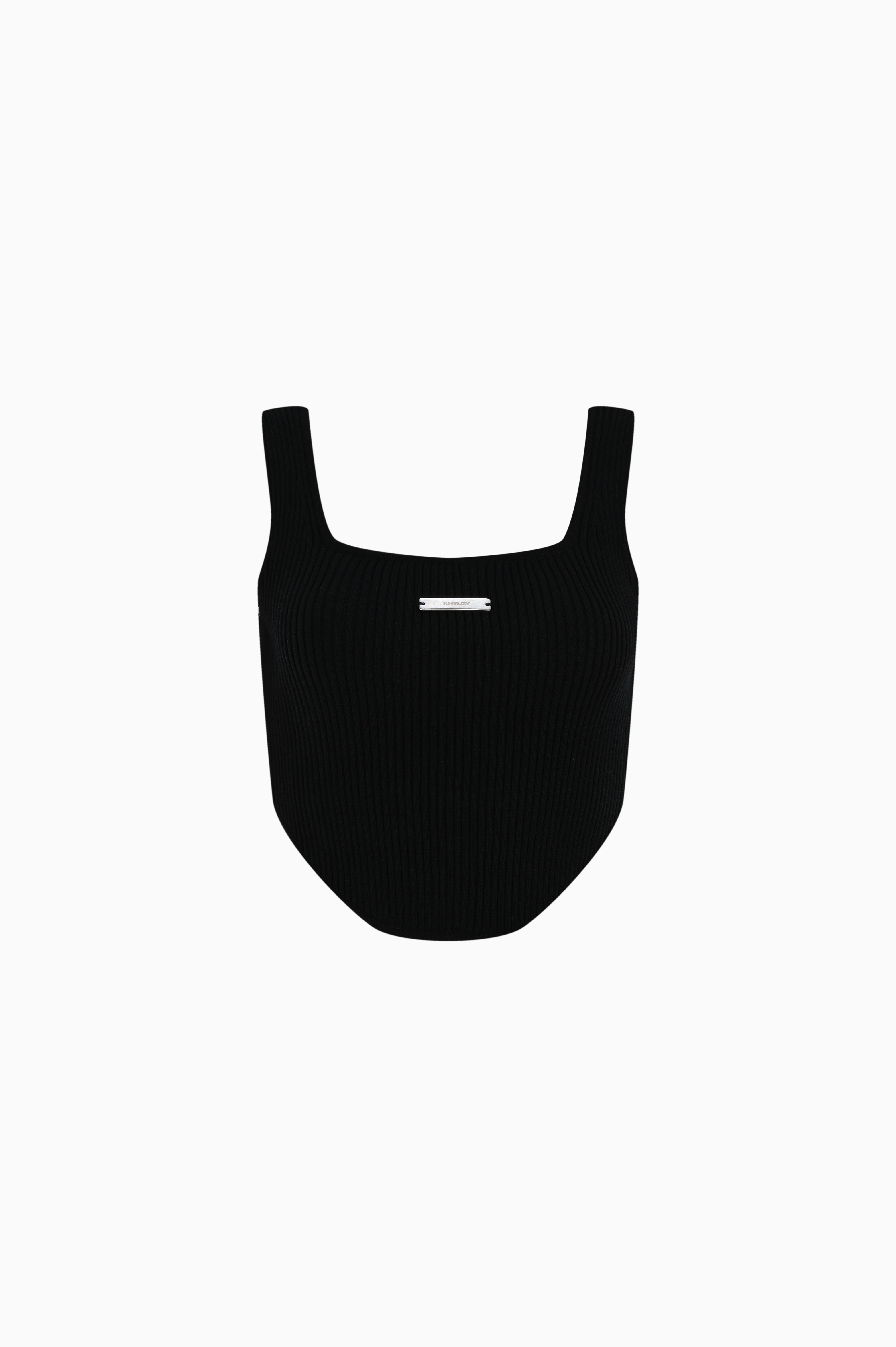 Kntlgy-SORUNLU - Crooked Triko Crop Top-Top-4-Milagron.com