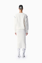 Kntlgy-Saver Unisex Beyaz Sweatshirt-Sweatshirts & Hoodies-3-Milagron.com