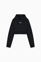 Kntlgy-Siyah Crop Sweatshirt-Sweatshirts & Hoodies-1-Milagron.com